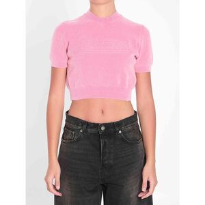 Alexander Wang Women Chenille Pullover In Cotton Blend With Logo